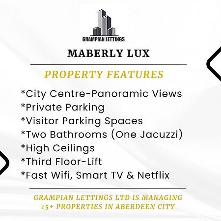 Maberly Lux - Grampian Lettings Ltd Apartment Aberdeen Exterior photo